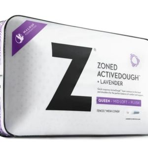 Malouf Foundation Z Zoned Dough Lavender Pillow W/Lavender Oil Spritzer